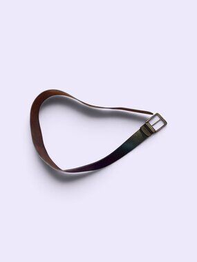Levi's Chocolate Brown Casual Leather Belt Sz M 34-36